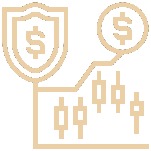 Secure investment icon